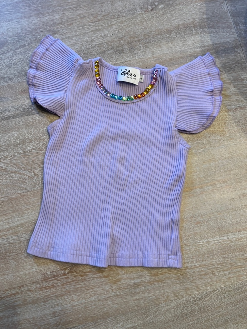 Lola and the boys 4T jeweled top EUC
